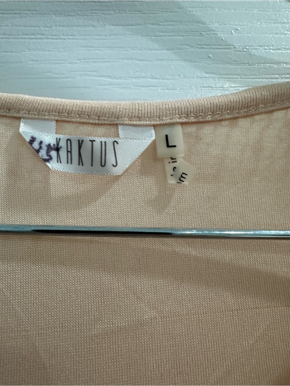 Kaktus Cream Lace & Knit Patchwork Long Sleeve Top - Picture 3 of 4